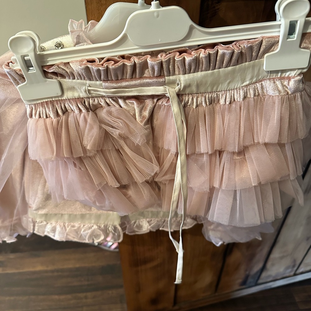Pink Ruffled Kids Matching Set - Picture 5 of 7
